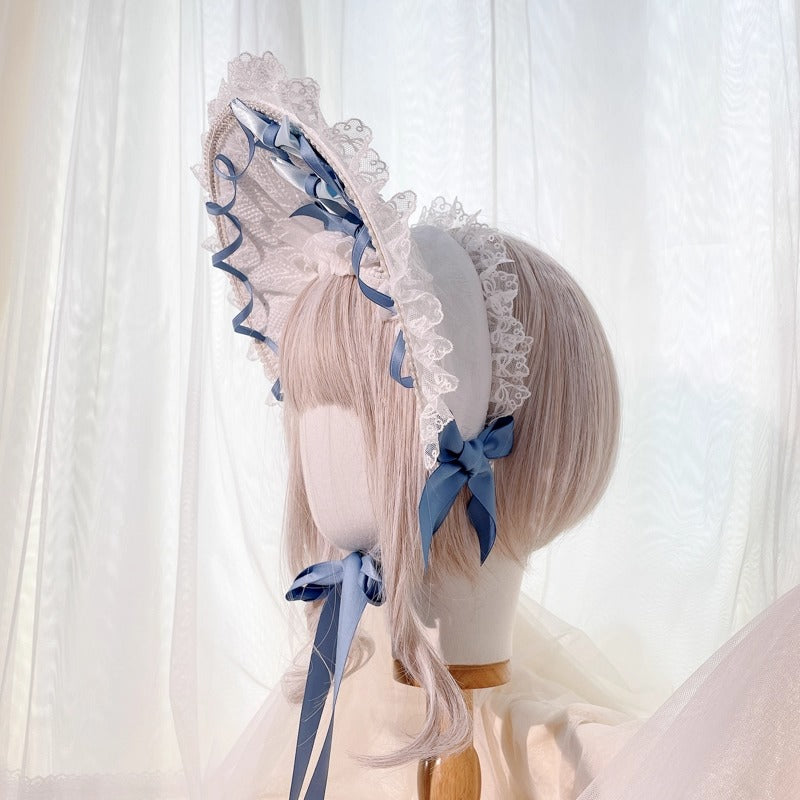レースデコレーション ハーフボンネット【妹抖手作工作屋】 – Epetice