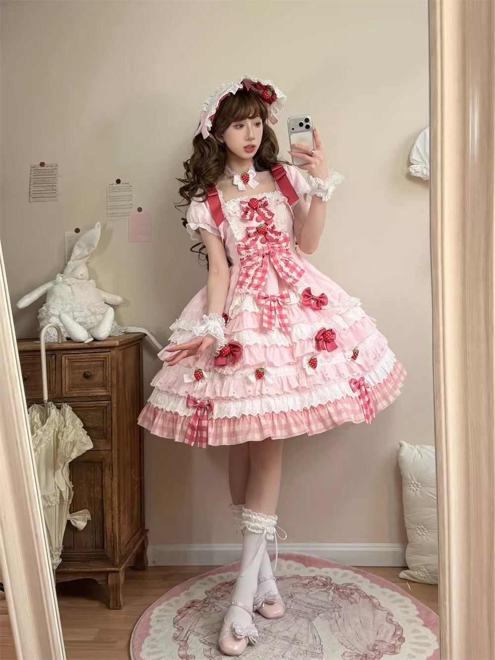 【受注予約~3/18】Berry Crepe ワンピース【Uncle's Workshop】