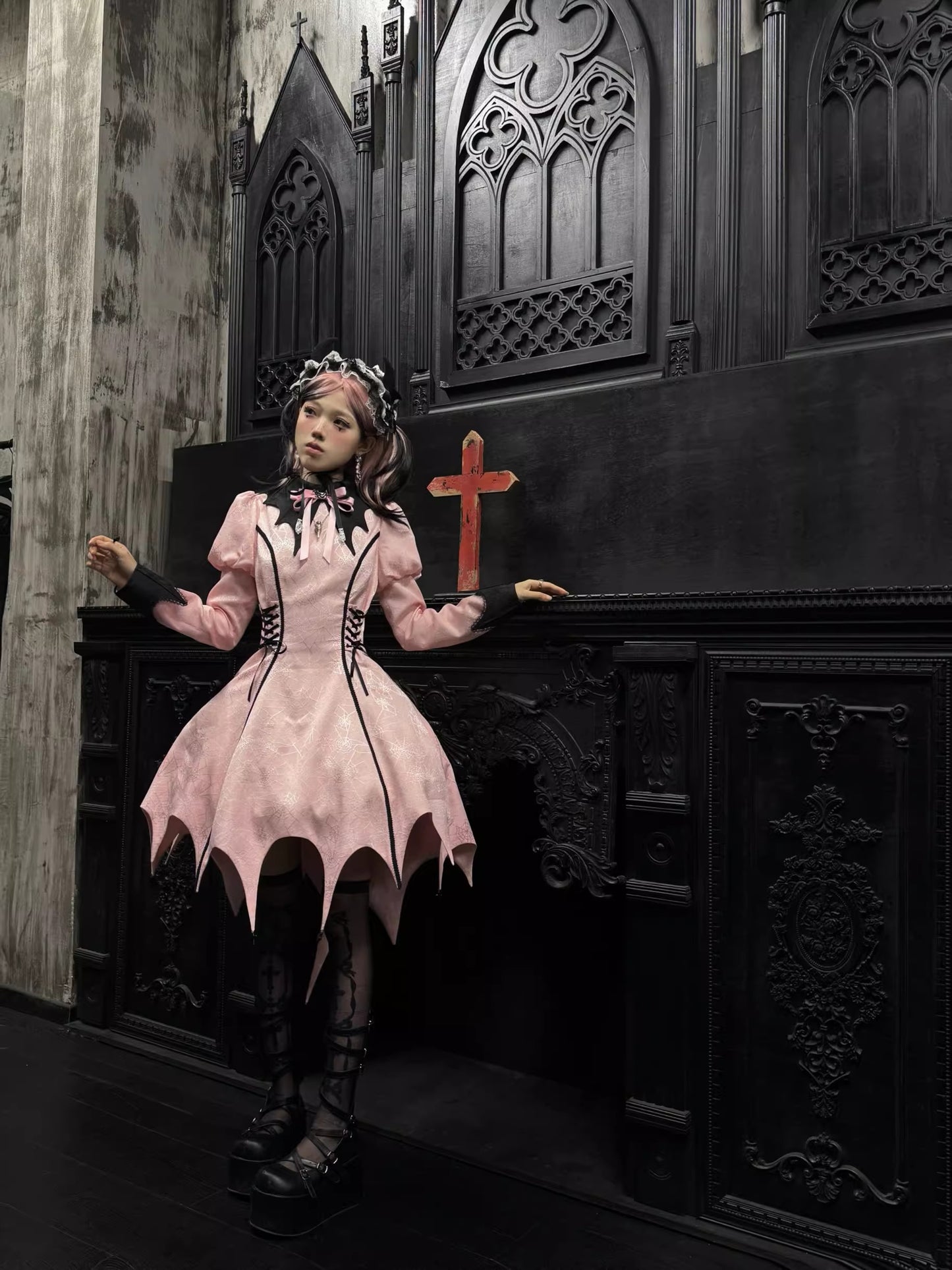 【受注予約~8/14】禁忌十字 ワンピース【銀杏指針】