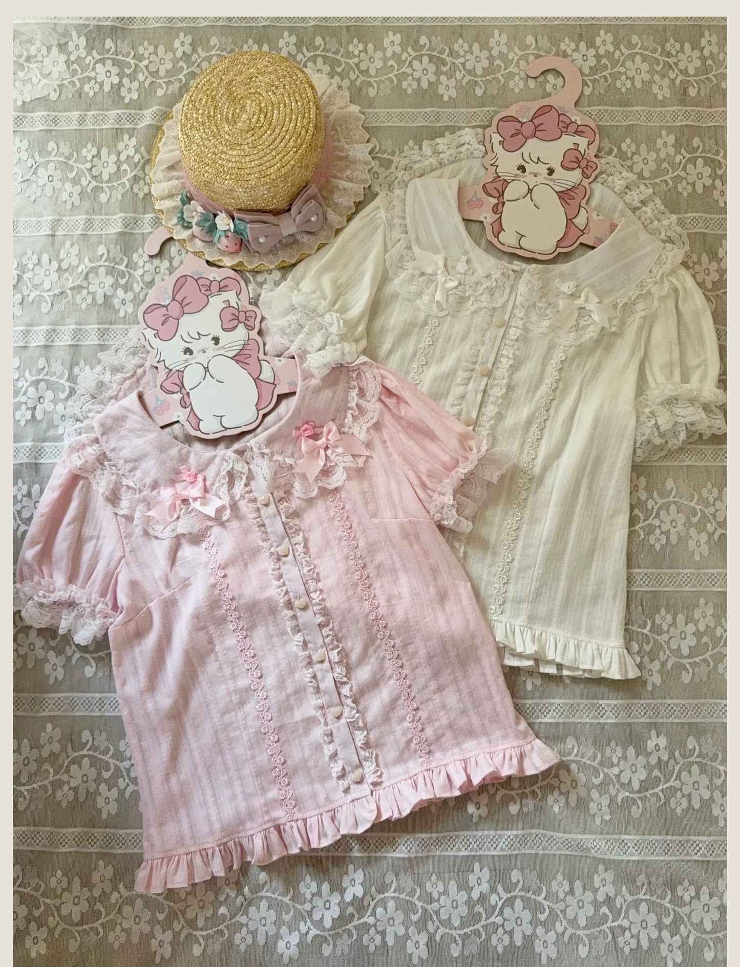 Vintage Flower Wall ブラウス【TaTaTa Lolita】