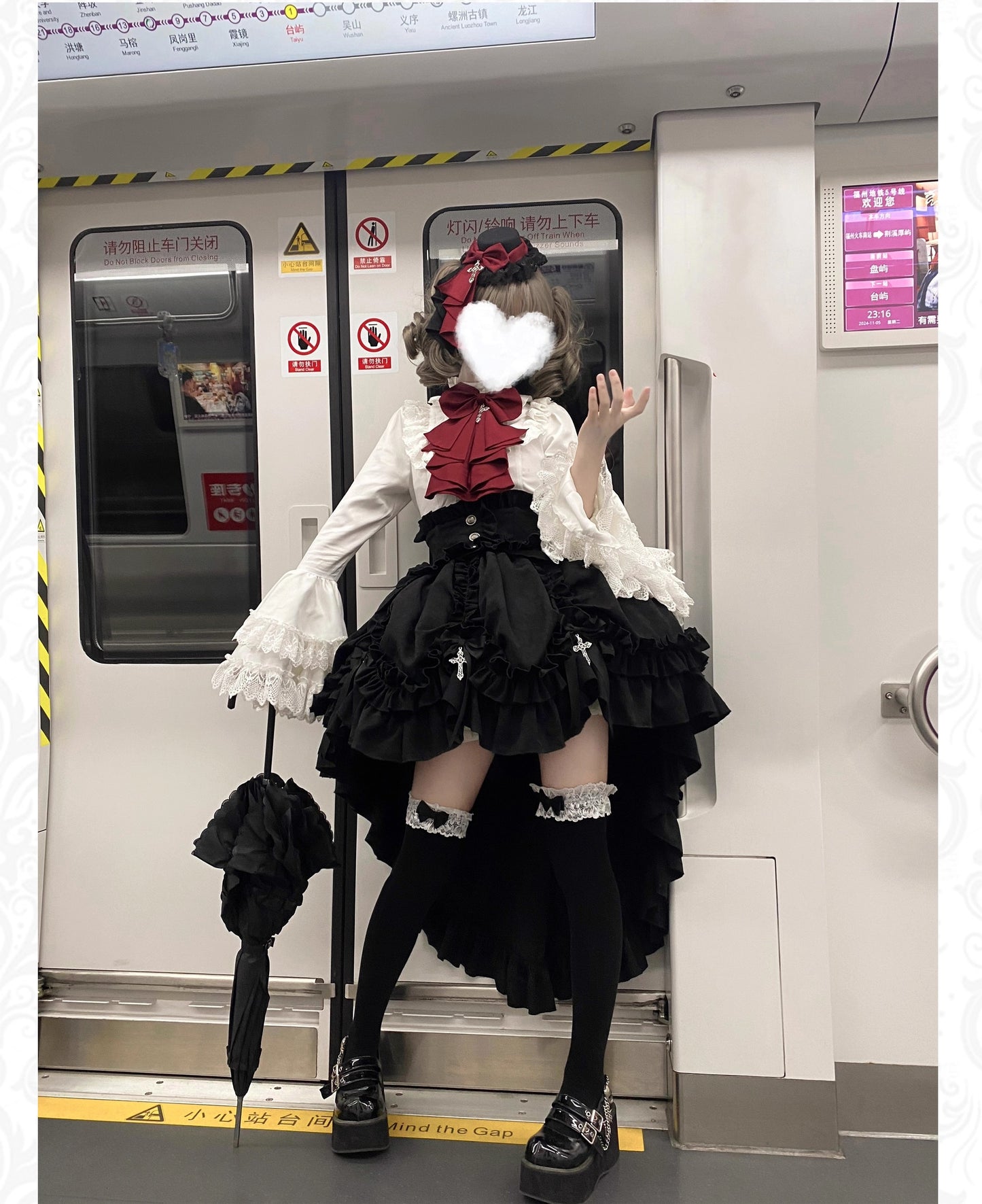 【受注予約~11/20】十字夜曲 スカート【IS ME洋装】