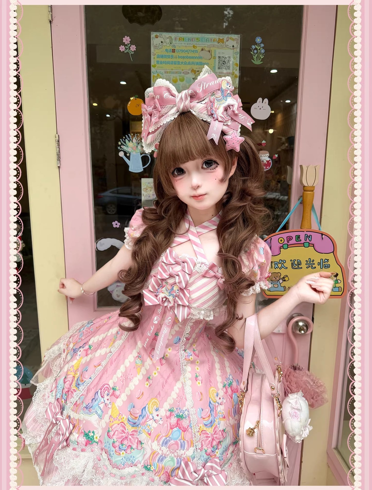 【受注予約~4/27】Pastel Macarons アクセサリー【双生小熊】