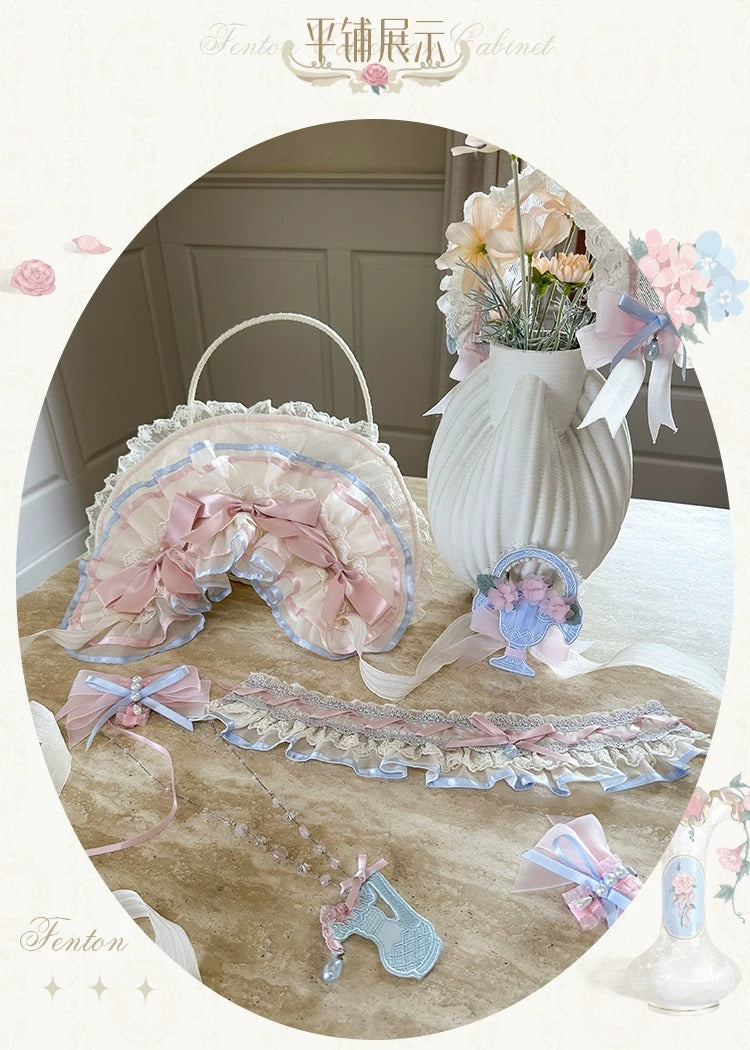 【受注予約~4/29】Fenton Curio Cabinet アクセサリー【花与珍珠匣】
