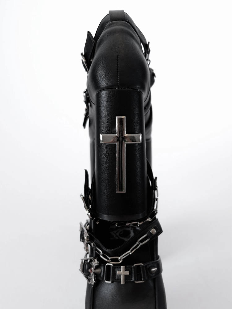 十字魔女 厚底ストラップシューズ【sphenoid】