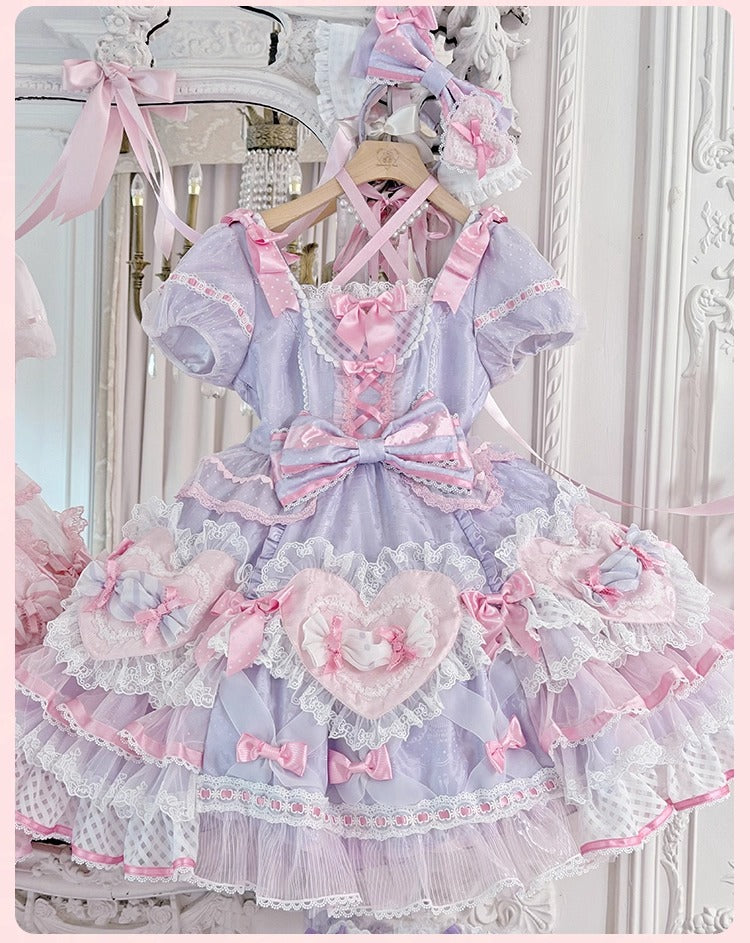 【受注予約~12/8】Candy Wrapper ワンピース【花与珍珠匣】