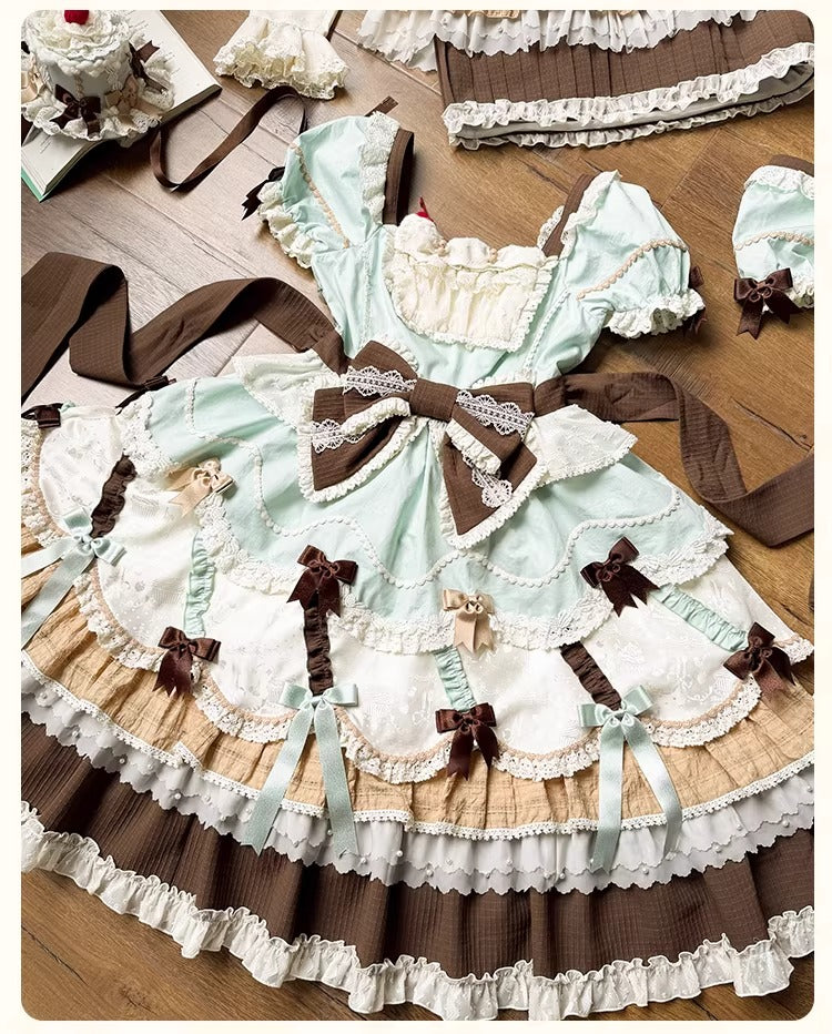 【受注予約~1/26】CupCakes ワンピース【花与珍珠匣】