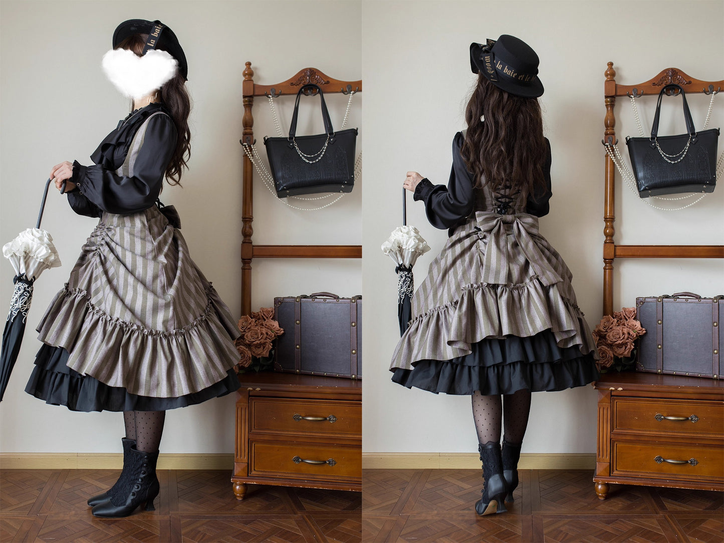 【受注予約~12/4】Black Forest ジャンパースカート【berryandwood】