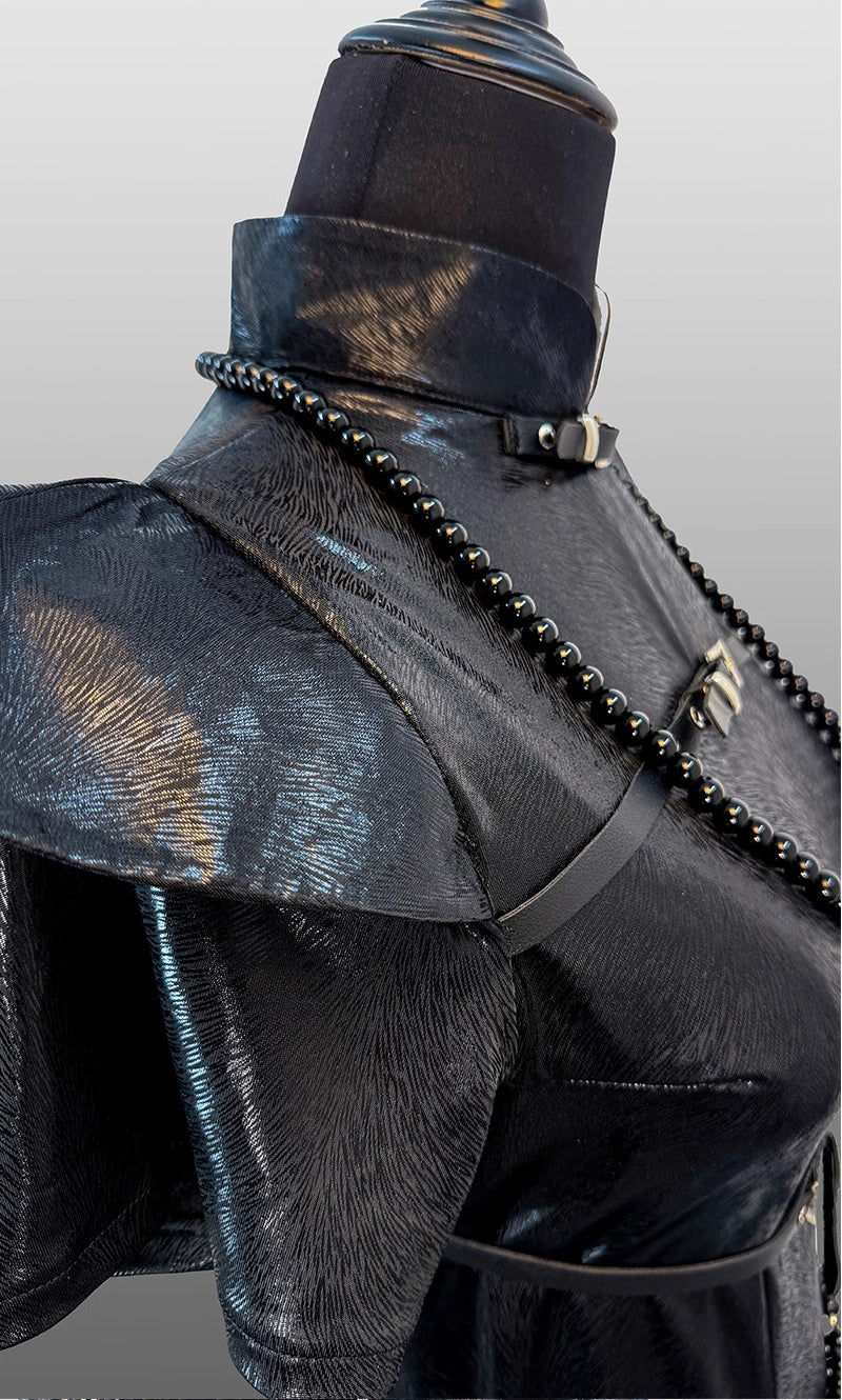 MidnightCrow Chinese Dress [Red Thorns]