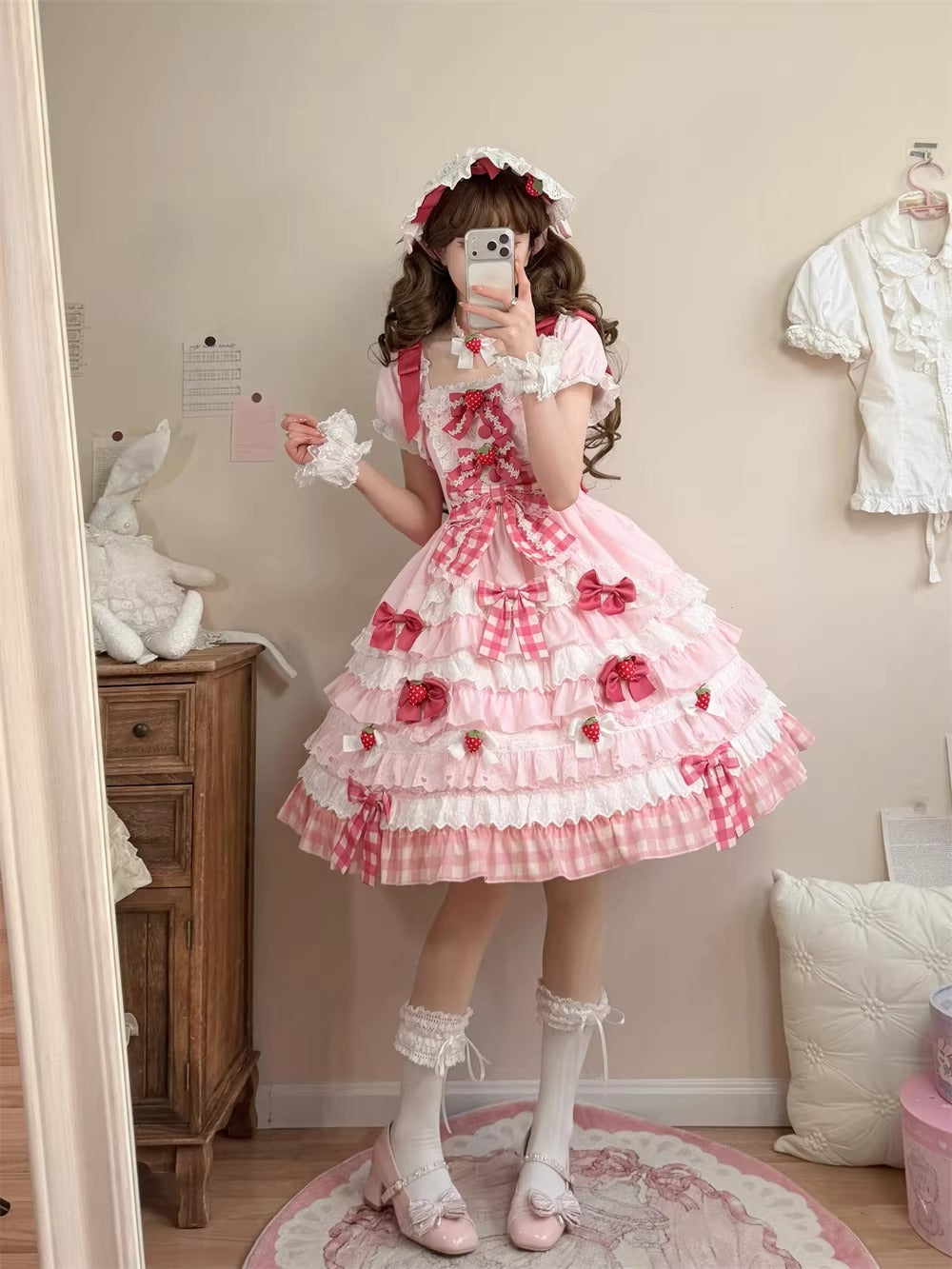 【受注予約~3/18】Berry Crepe ワンピース【Uncle's Workshop】