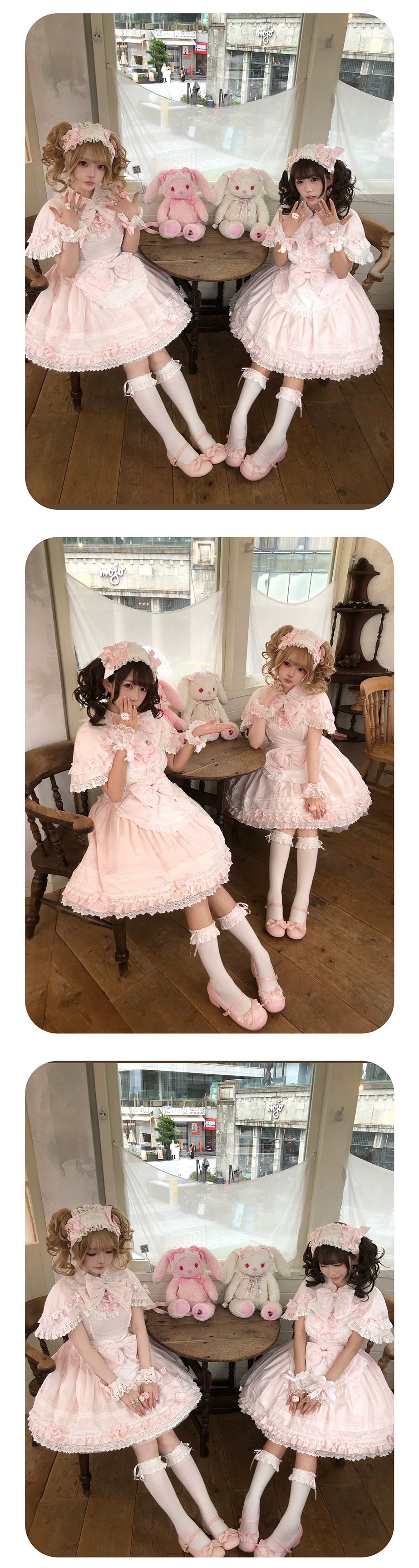 【受注予約~10/13】Pearl Doll ジャンパースカート・ワンピース【Sheep Puff】