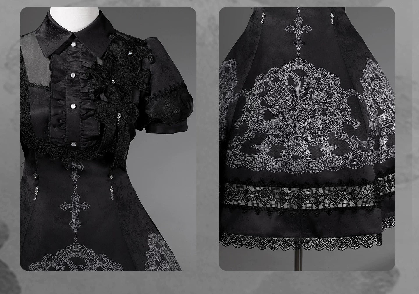 LACE LILY ワンピース【未知星辰的来信】