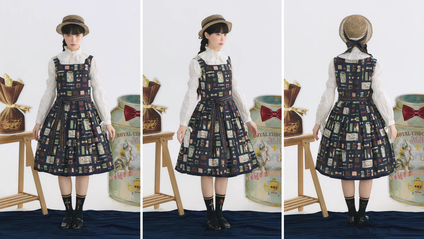 【受注予約~2/26】Chocolate ジャンパースカート【YAMKAJO】