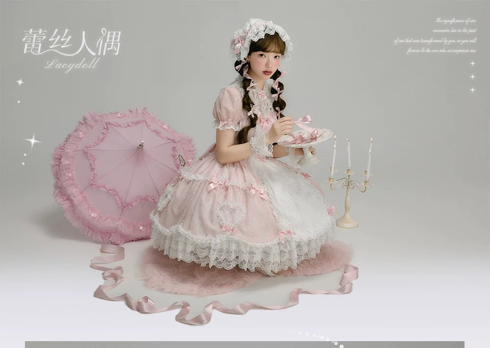 【受注予約~7/2】Lacy Doll ワンピース【MQ】