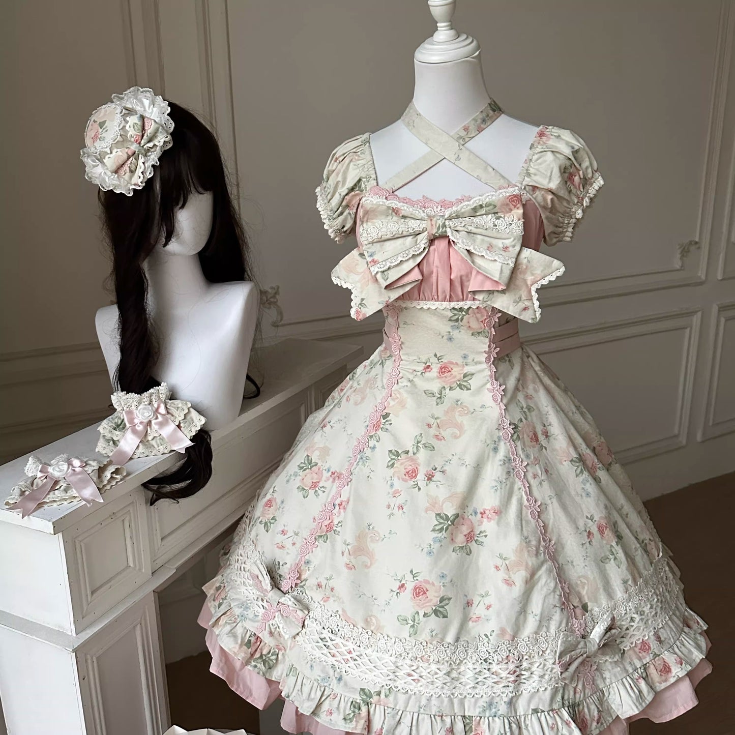 【受注予約~3/30】Spring Flower ワンピース【Alice】