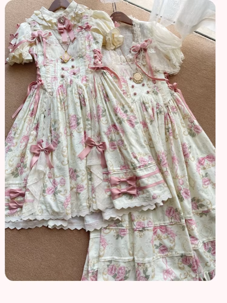 Antique Rose ジャンパースカート・ブラウス【Vivian】