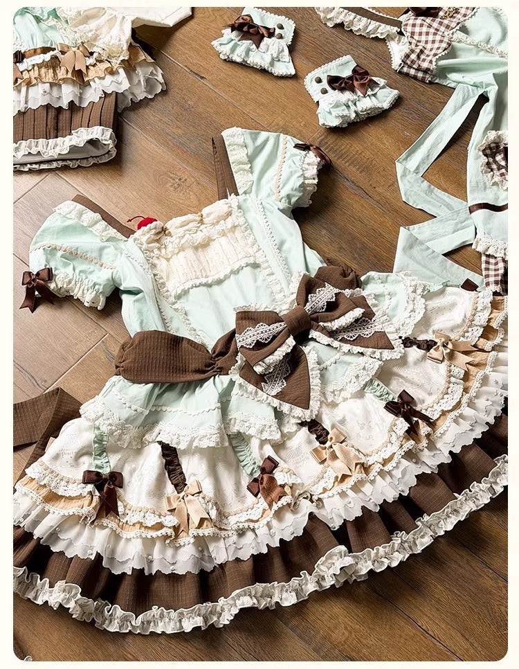 【受注予約~1/26】CupCakes ワンピース【花与珍珠匣】