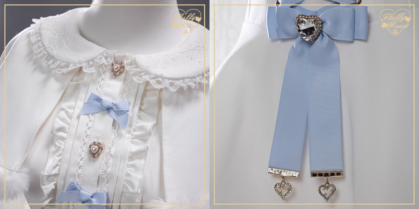 ふわふわファーセットアップ【Fluffy Heart×momo】