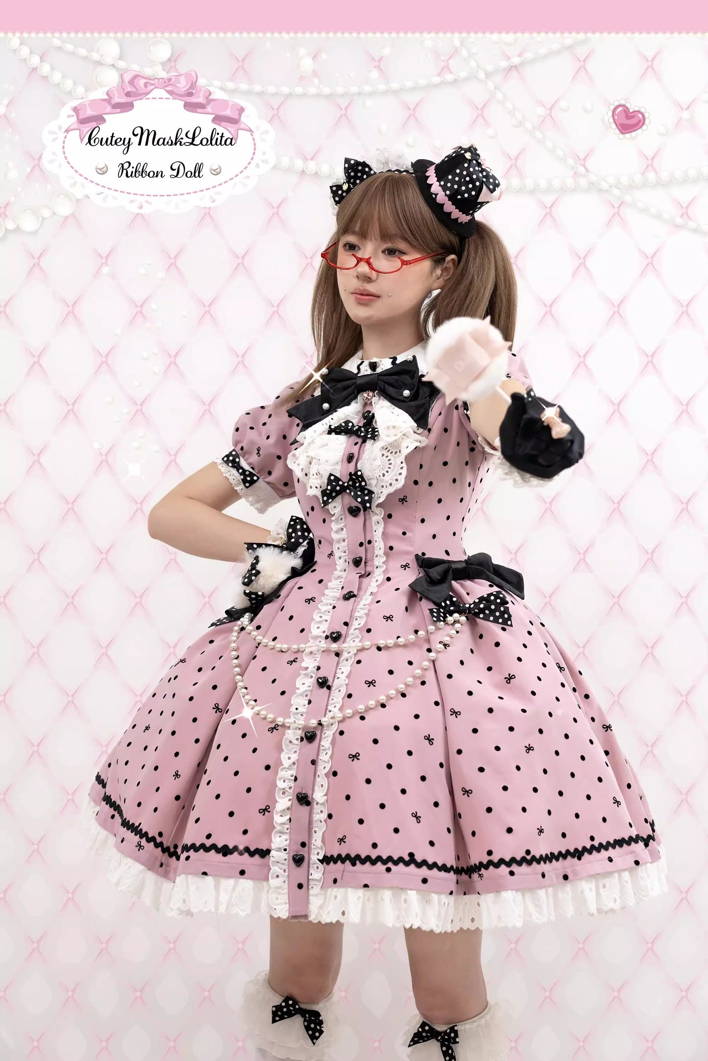 【受注予約~11/20】Ribbondoll アクセサリー【Cutey Mask】