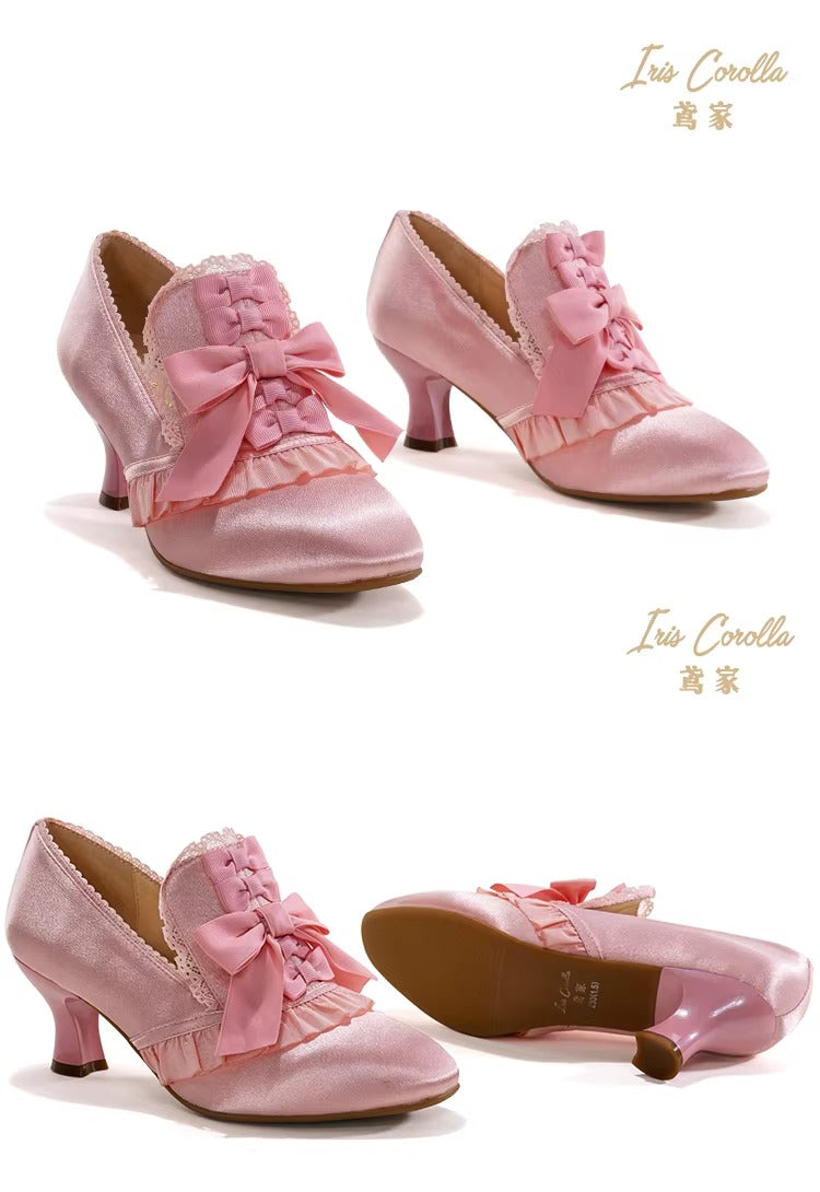 Marie Antoinette リボンヒールシューズ【Iris Corolla】 – Epetice