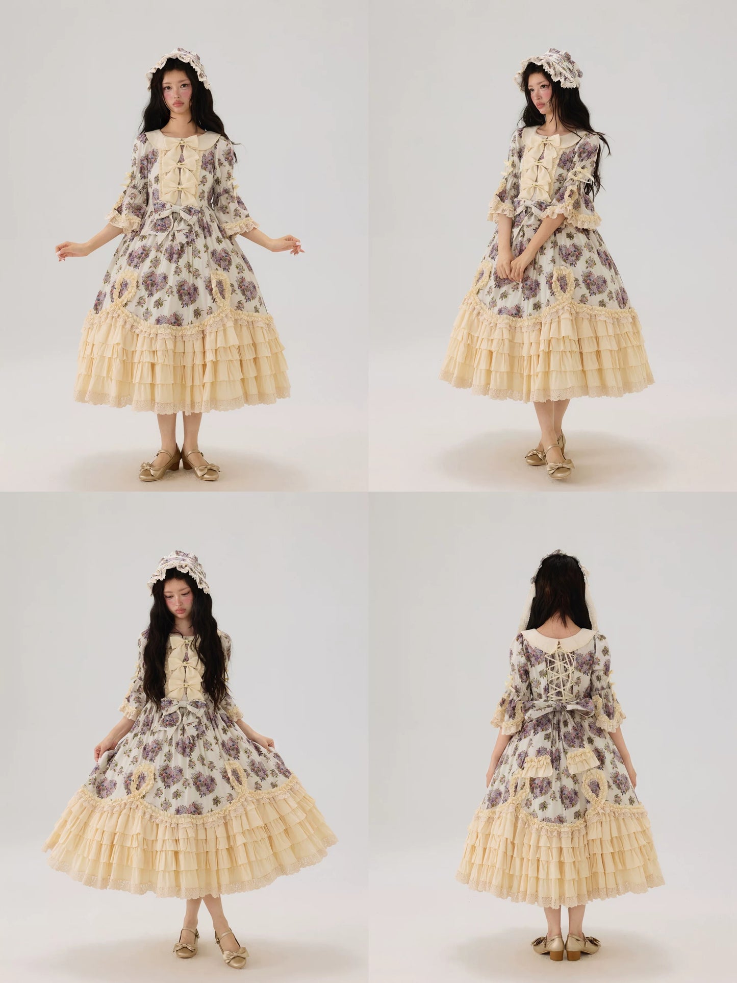 【受注予約~6/28】Bouquet of flowers for autumn 2026 ワンピース【BacioBouquet】