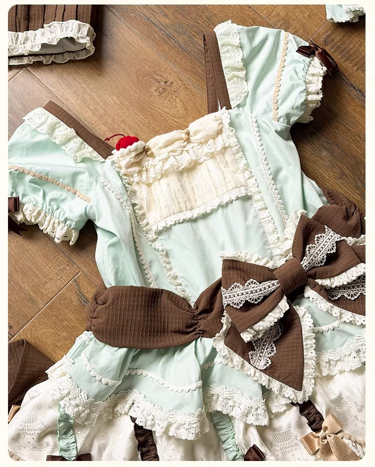 【受注予約~1/26】CupCakes ワンピース【花与珍珠匣】