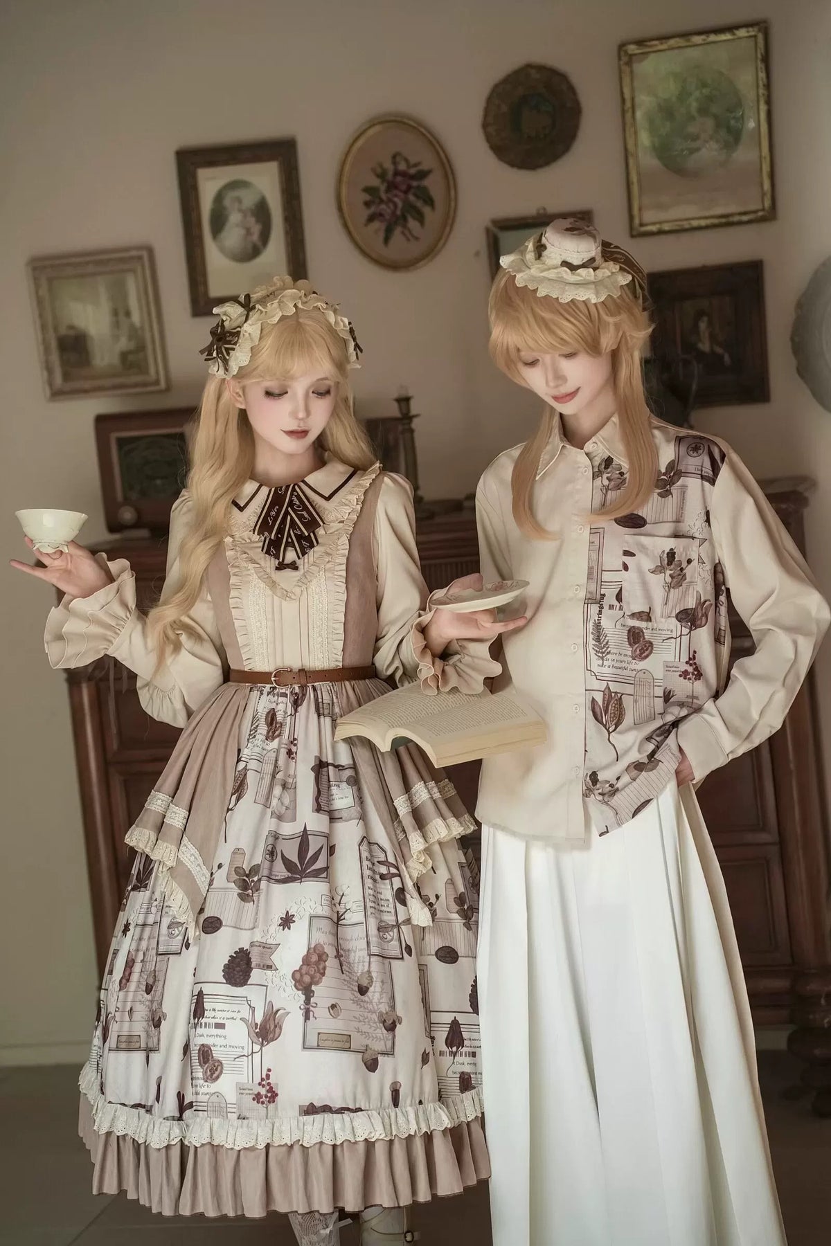 【受注予約~11/15】Seed Catalogue ワンピース・ジャンパースカート・ブラウス・フルセット【LiYou】