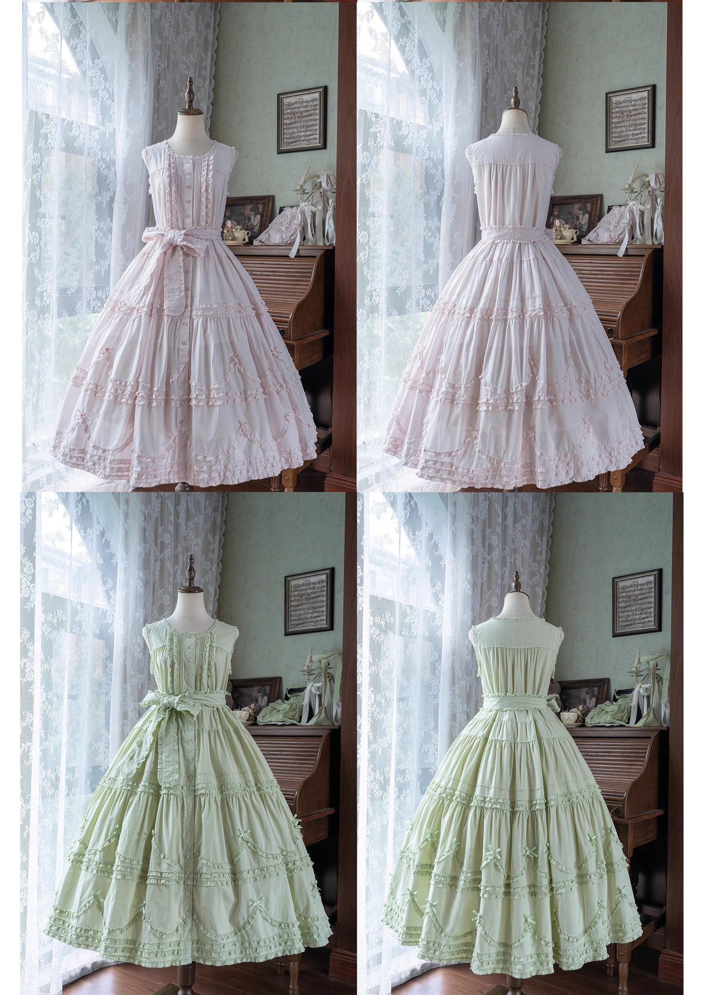 【受注予約~9/24】Warm Sun Palette ジャンパースカート(タイプ1) ノーマル丈【暖屿洋装】