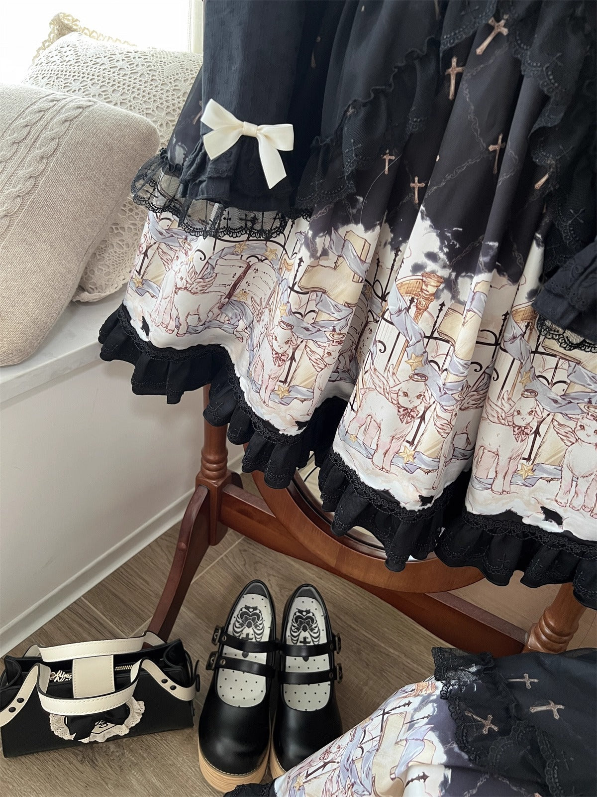 【受注予約~12/9】Sheep Angel ジャンパースカート・スカート・ブラウス【Uncle's Workshop】