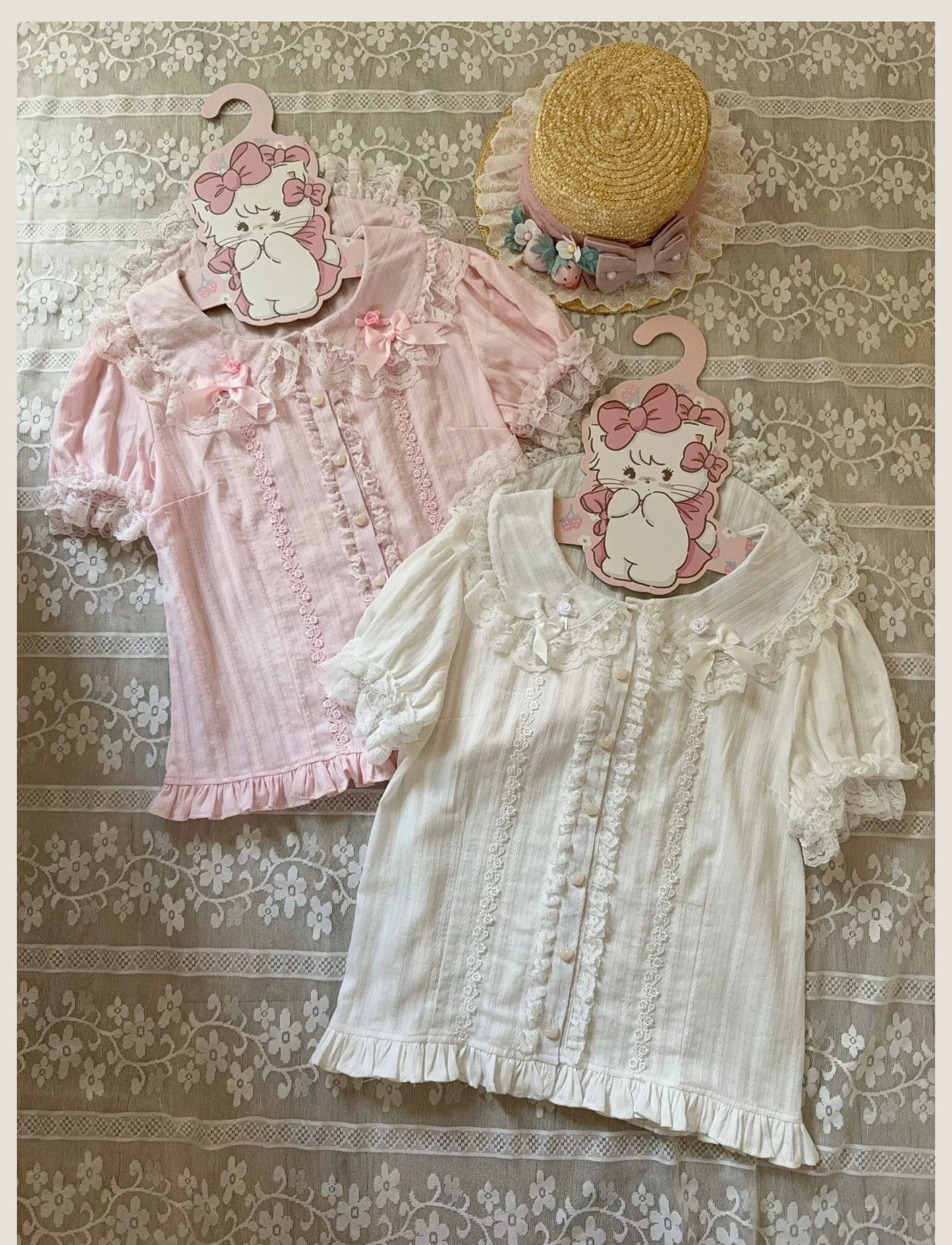 Vintage Flower Wall ブラウス【TaTaTa Lolita】