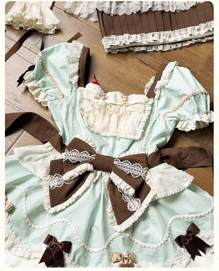 【受注予約~1/26】CupCakes ワンピース【花与珍珠匣】