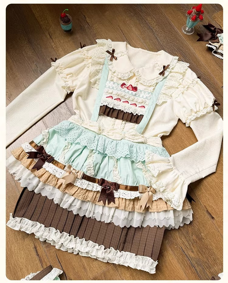 【受注予約~1/26】CupCakes ブラウス【花与珍珠匣】