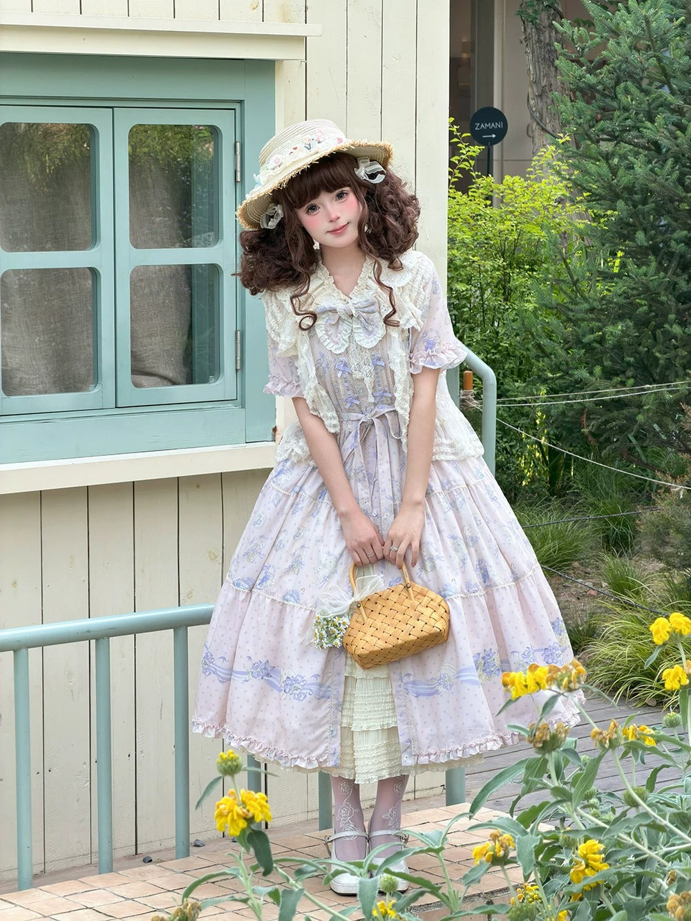 アンティークキルト アップリケ　ピース　12枚　希少 Blossom Lamb カーディガン【Miss Point】 – Epetice