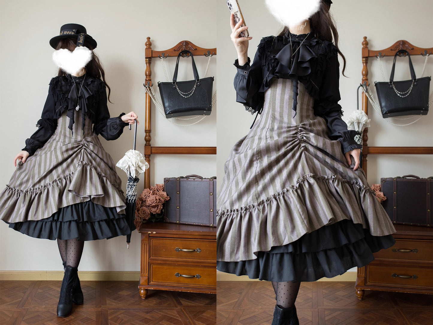 【受注予約~12/4】Black Forest ジャンパースカート【berryandwood】