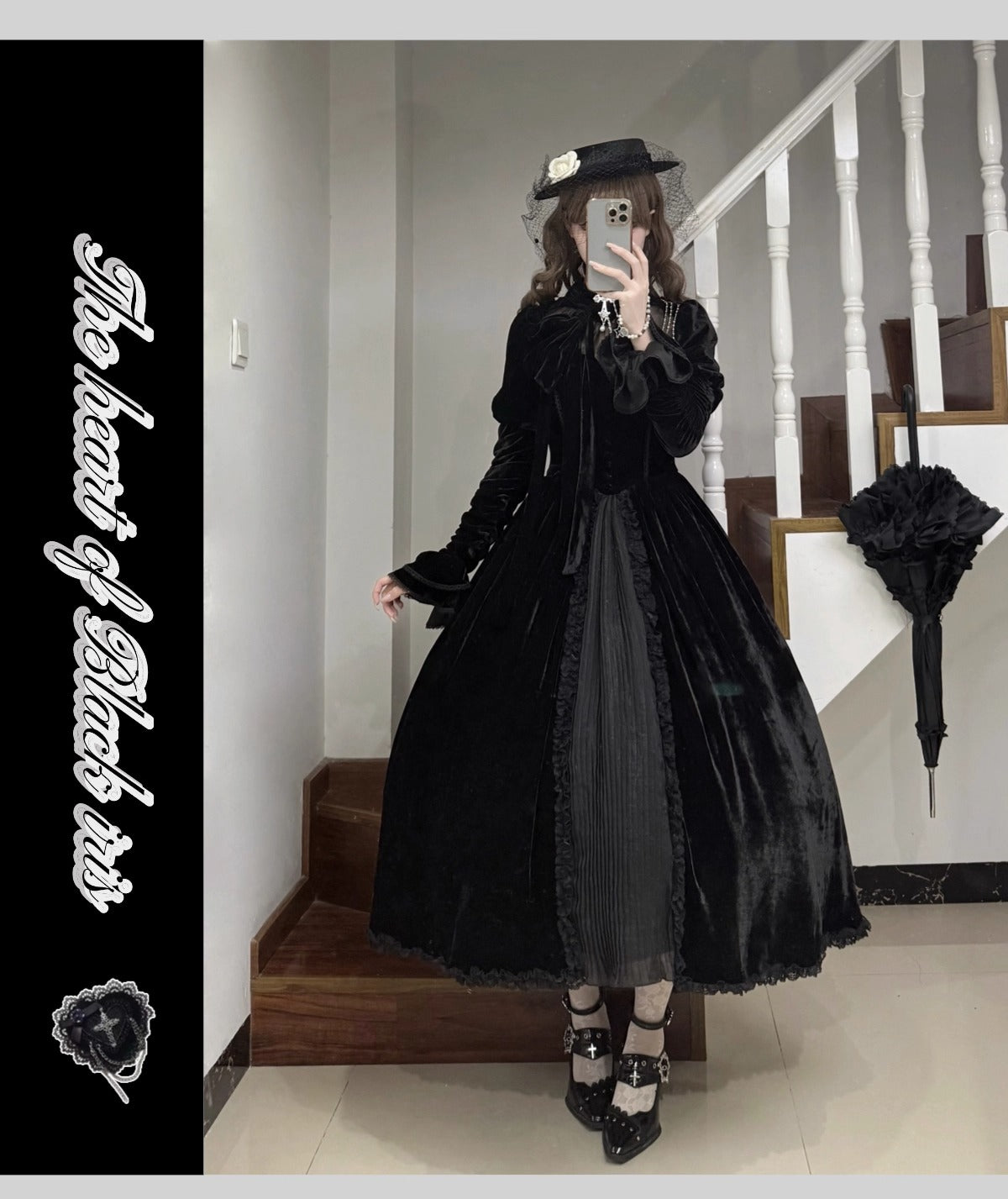 【受注予約~12/24】Black Isis Heart ワンピース【初代魔女】