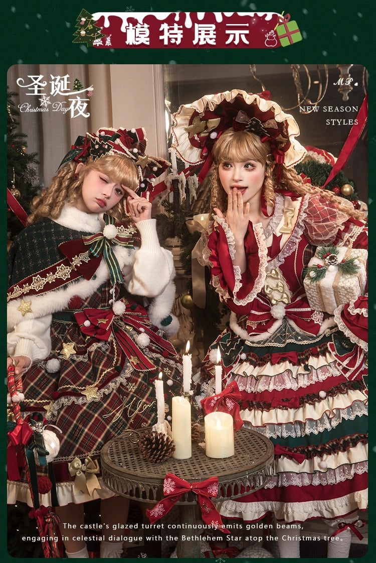 【受注予約~10/28】Christmas Eve ワンピース・ジャンパースカート【花与珍珠匣】