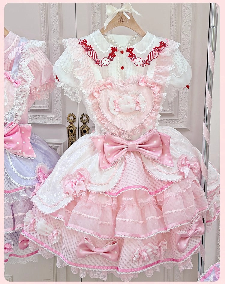 【受注予約~12/8】Candy Wrapper トップス・スカート【花与珍珠匣】