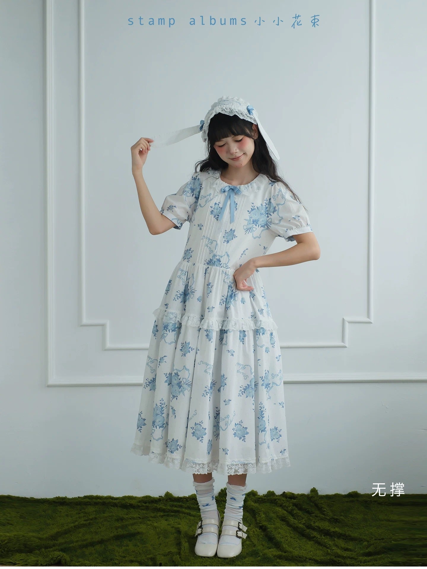 【受注予約~7/2】Petit Bouquet ワンピース・ジャンパースカート【Stamp Albums】