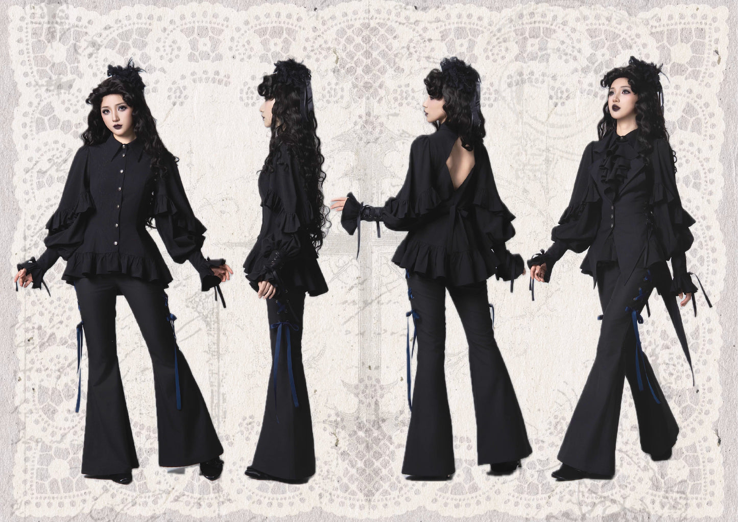 【受注予約~1/25】Duchess Ravenna ブラウス【Evegie】