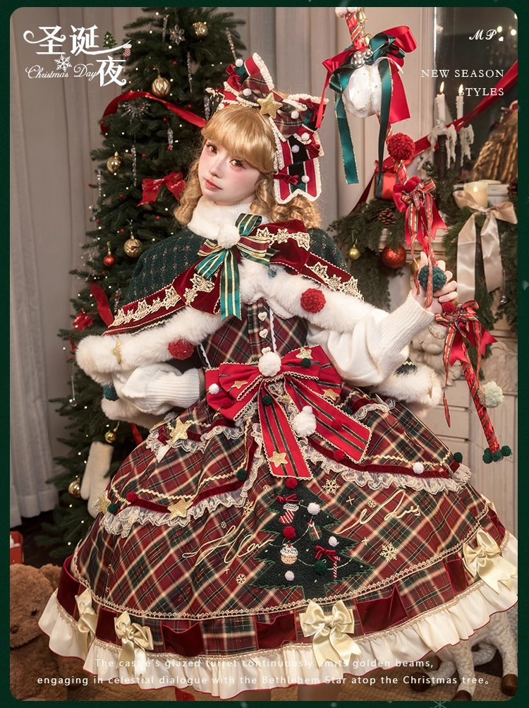 【受注予約~10/28】Christmas Eve ワンピース・ジャンパースカート【花与珍珠匣】