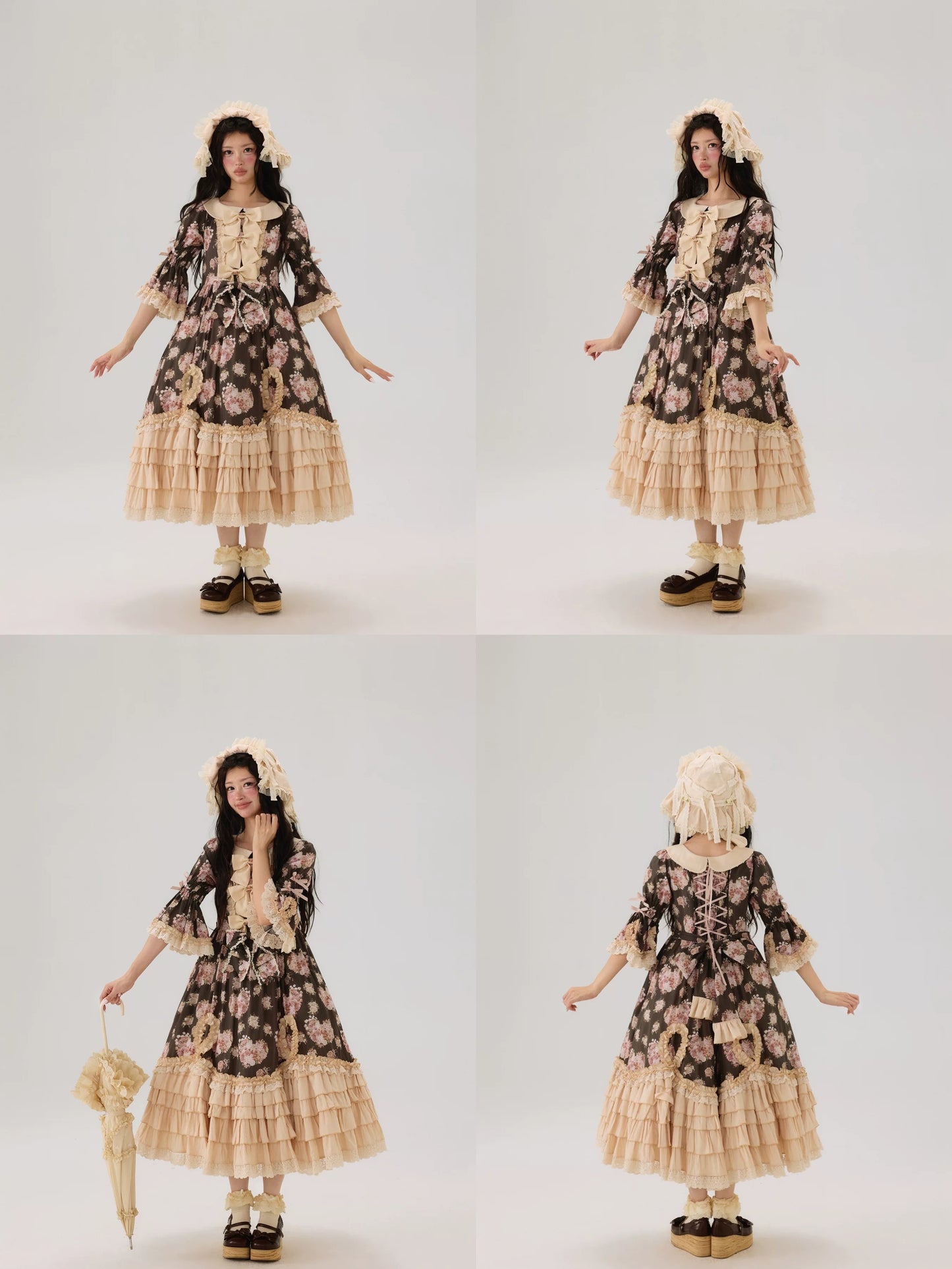 【受注予約~6/28】Bouquet of flowers for autumn 2026 ワンピース【BacioBouquet】