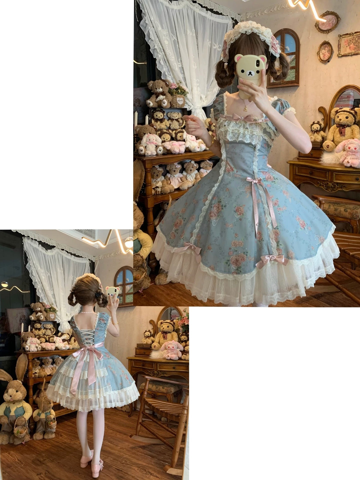 Pearls & Roses ワンピース【千木】