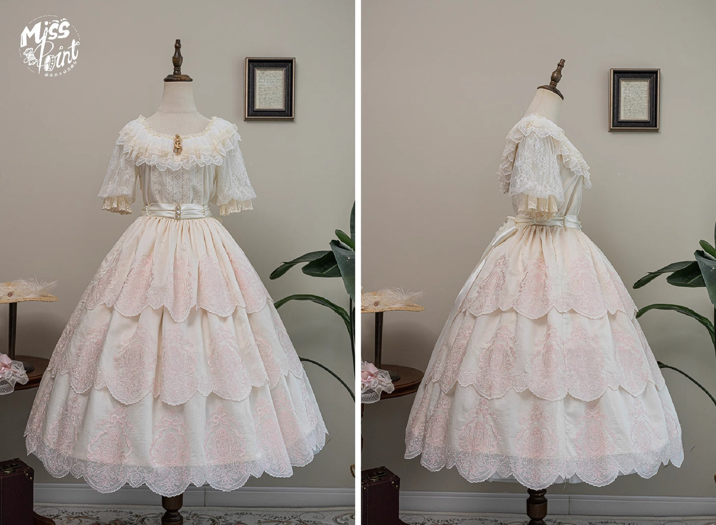 【受注予約~9/25】Point Gardens スカート【Miss Point】