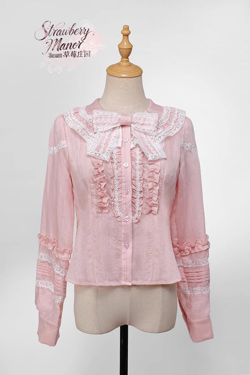 【受注予約~12/16】Strawberry Manor ブラウス【Balladeer】