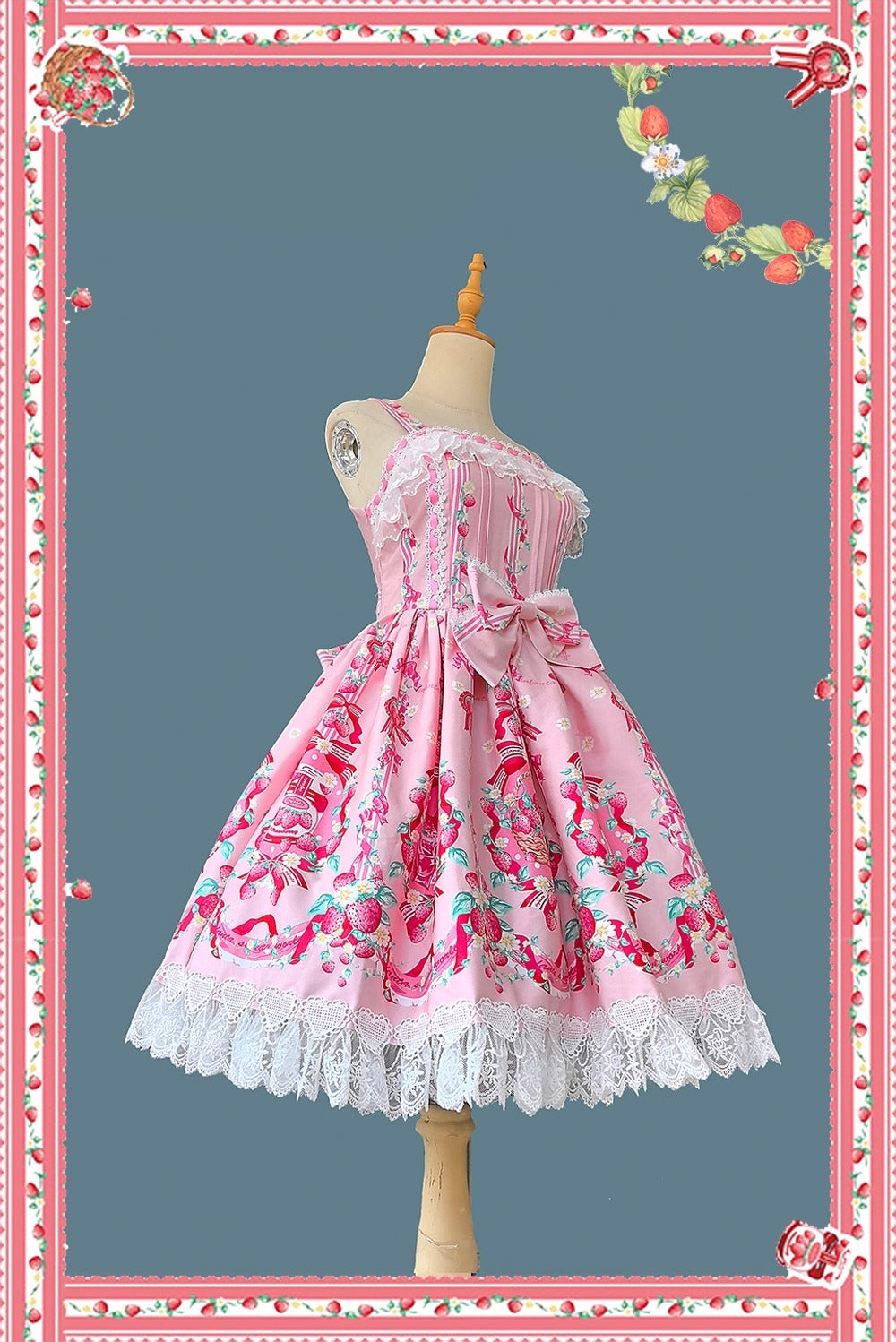 Strawberry Chef Jumper Skirt [Infanta]