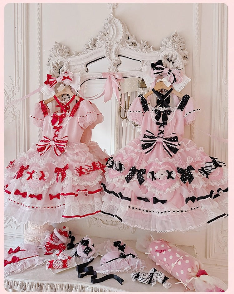 【受注予約~12/8】Candy Wrapper ワンピース【花与珍珠匣】