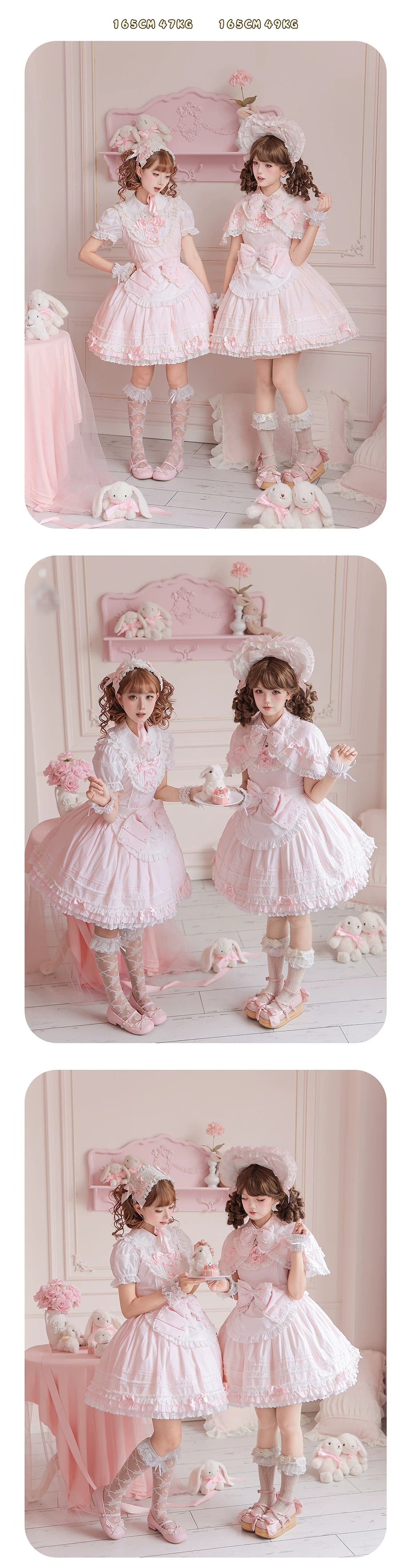 【受注予約~10/13】Pearl Doll ジャンパースカート・ワンピース【Sheep Puff】