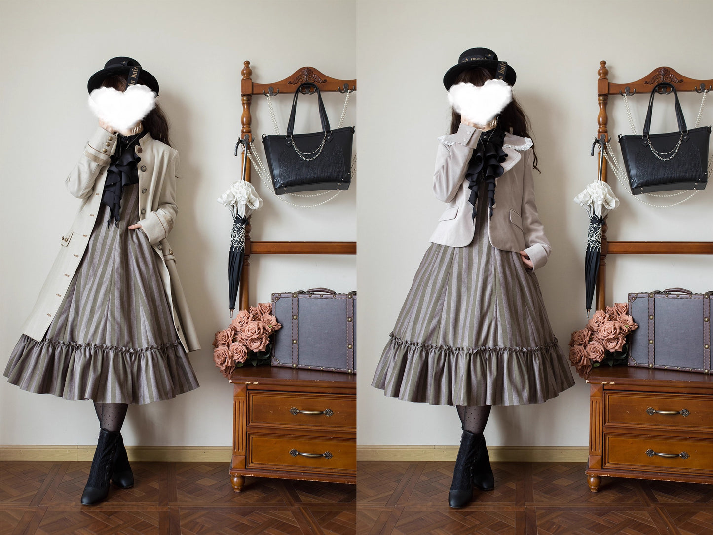 【受注予約~12/4】Black Forest ジャンパースカート【berryandwood】