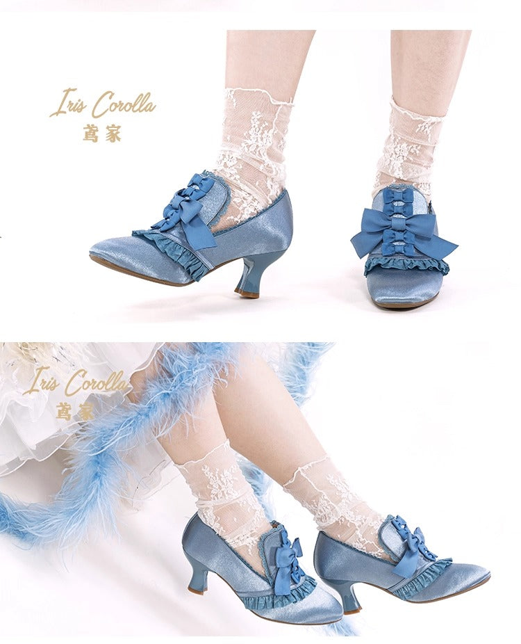 Marie Antoinette リボンヒールシューズ【Iris Corolla】 – Epetice
