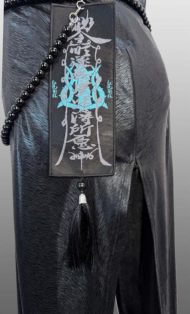 MidnightCrow Chinese Dress [Red Thorns]