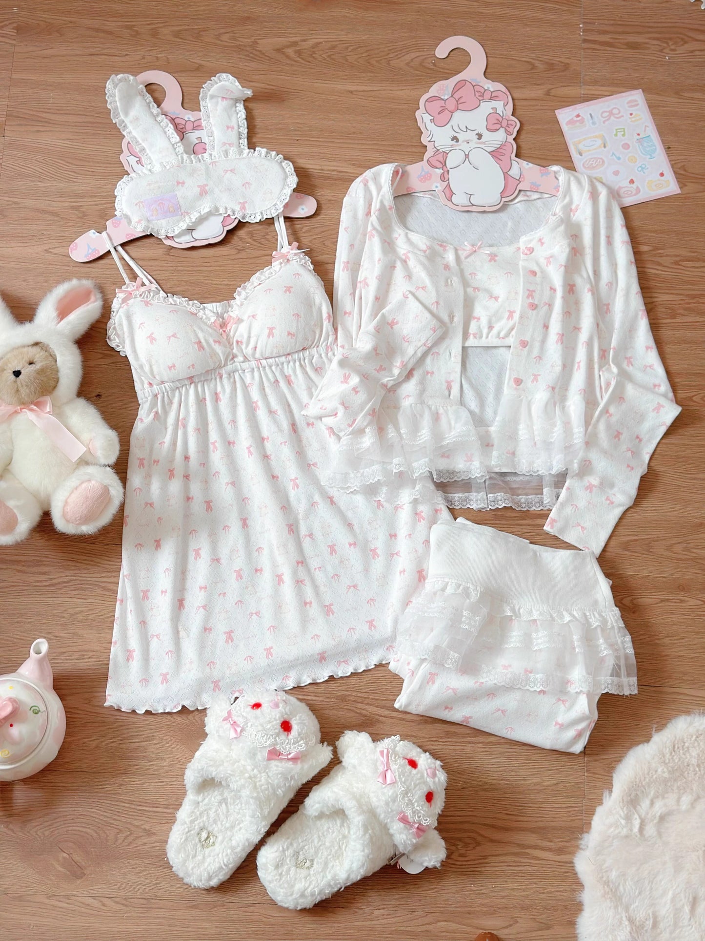 リボンナイトウェア【Sheep Puff】